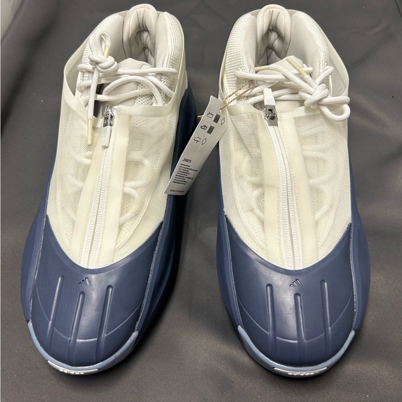 Adidas Crazy IIInfinity Mens Athletic Basketball Shoes Size 10.5, 12 Blue JH6815 - Picture 4 of 9